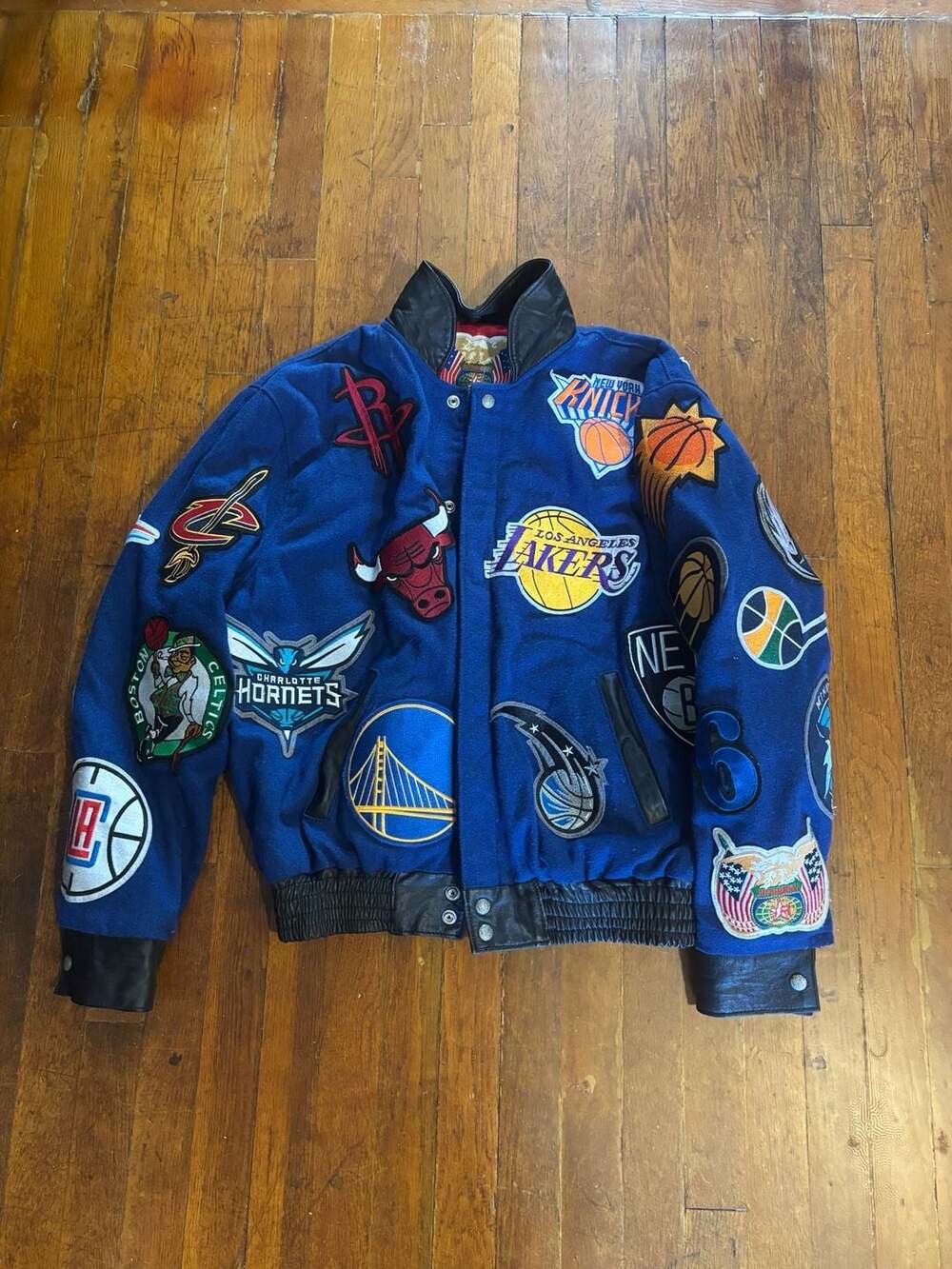 Jeff Hamilton NBA All-Teams Varsity Jacket Size M